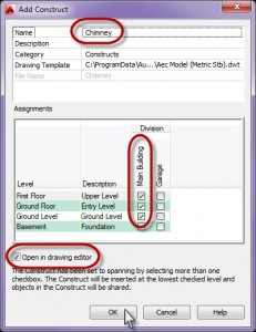 Mở rộng về xây dựng trong kiến trúc AUTOCAD